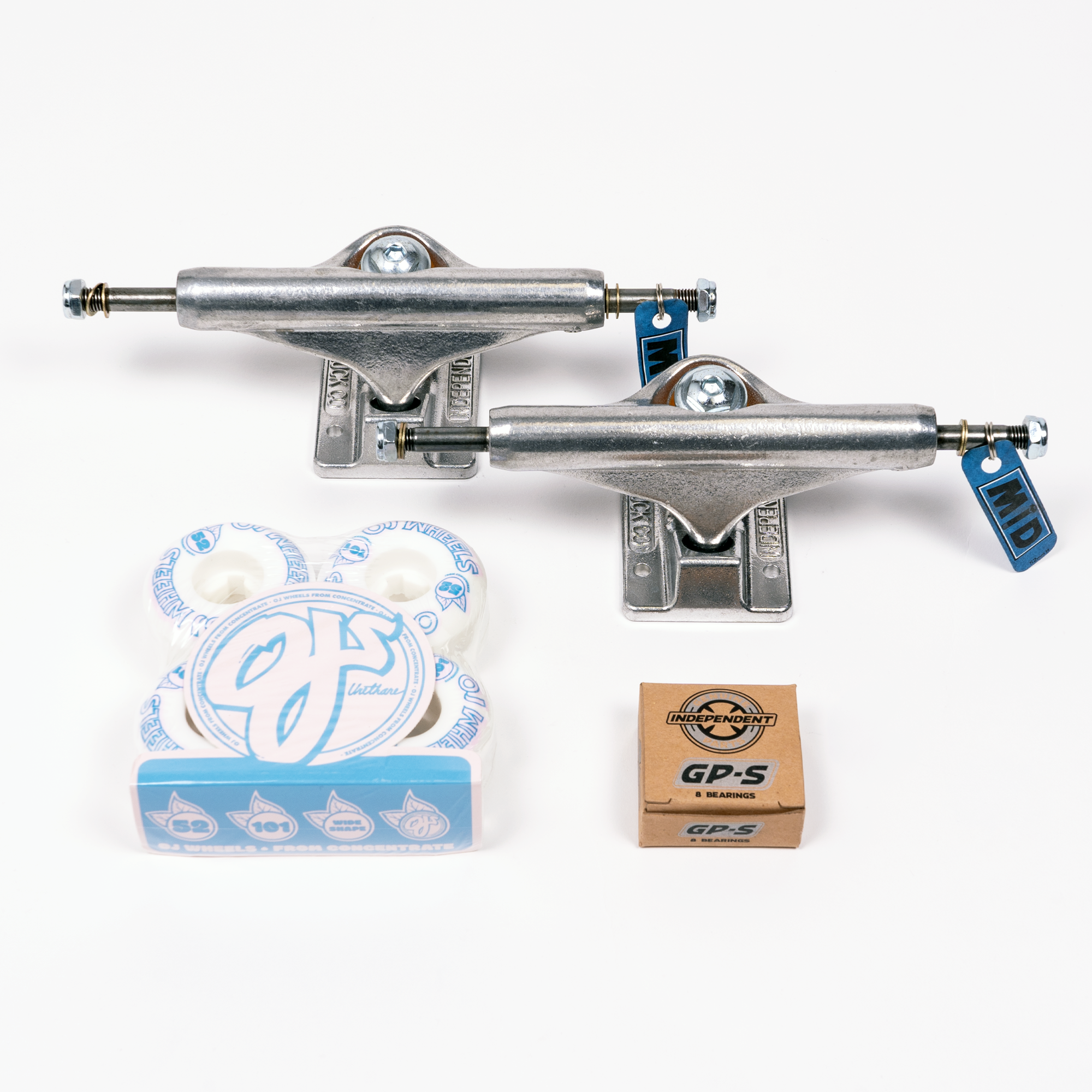 Included parts for Skateboard Truck assembly 52mm