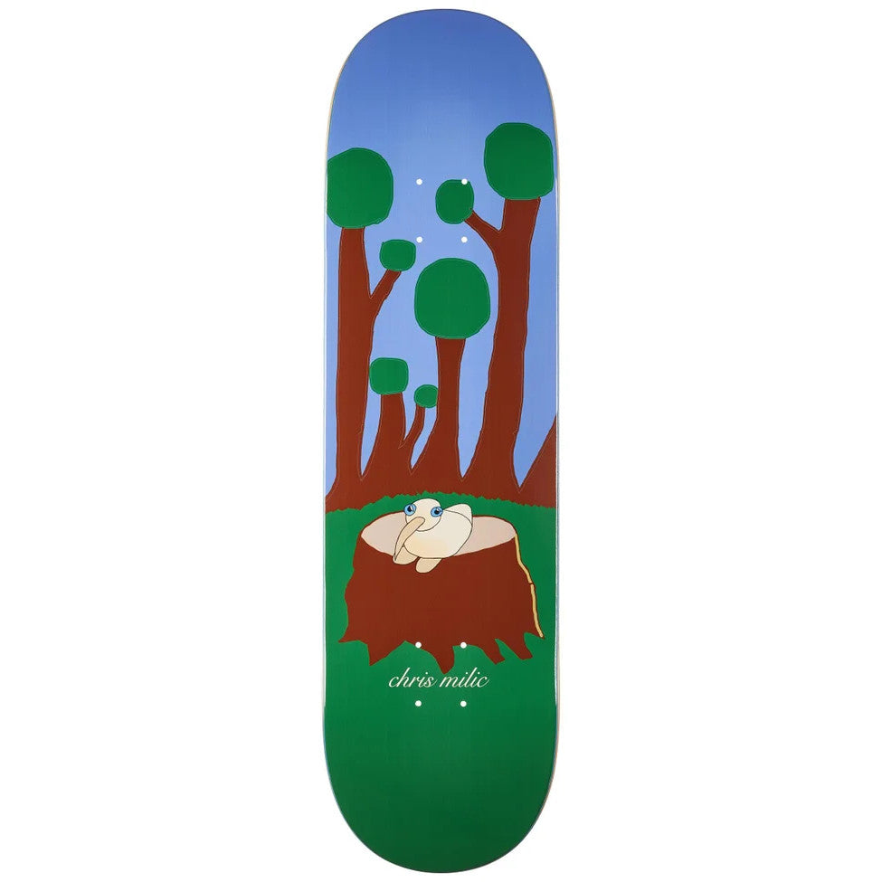 Frog Chris Milic Tree Trunk Skateboard Deck