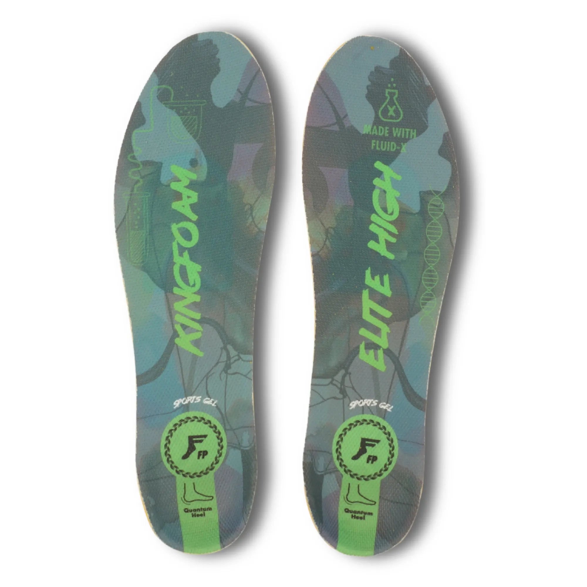 Kingfoam Elite Quantum Heel FP Infinity Foam Insoles