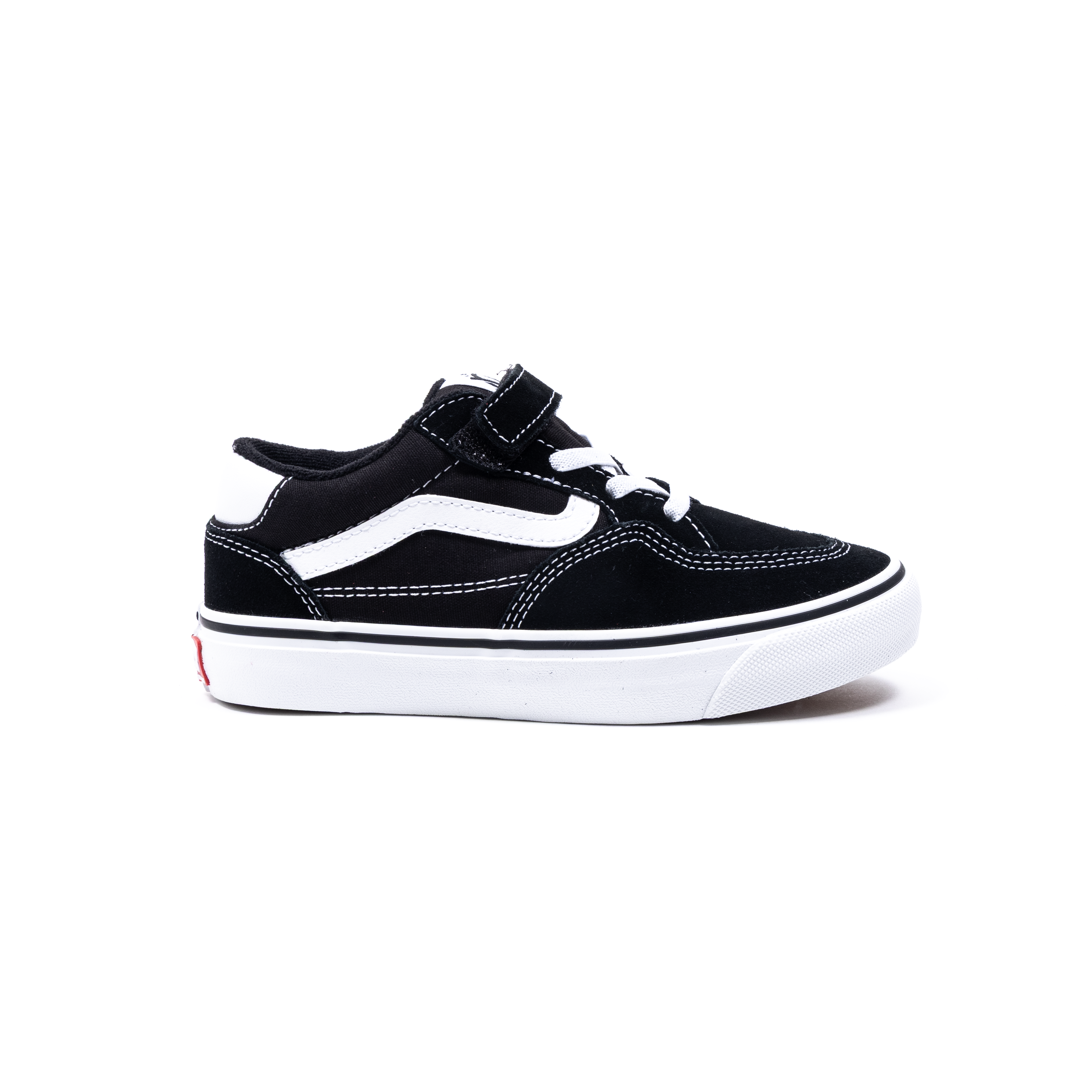 Vans Skate Kids Rowan Skateboard Shoe - Black/White
