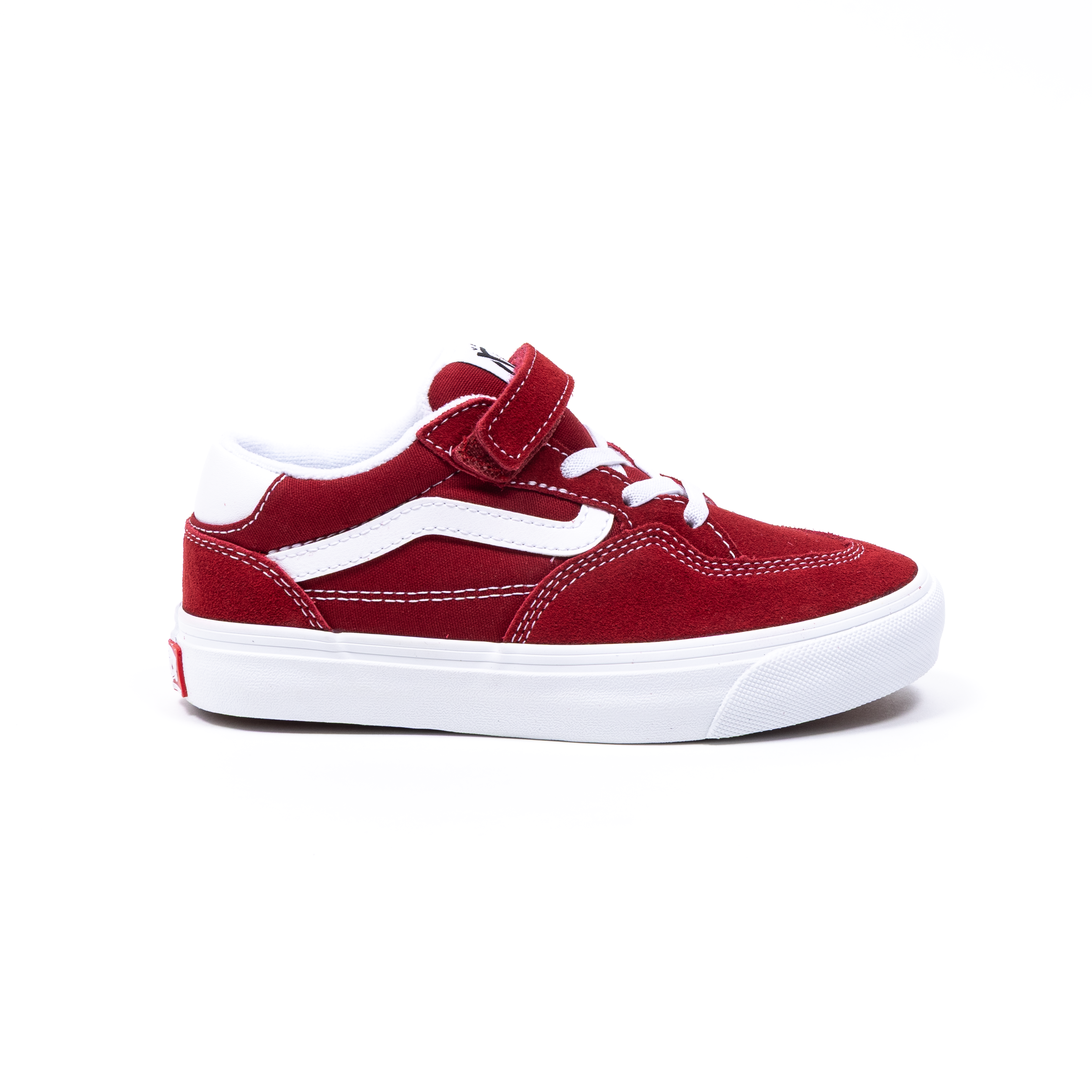 Vans Skate Kids Rowan Skateboard Shoe - Red/White