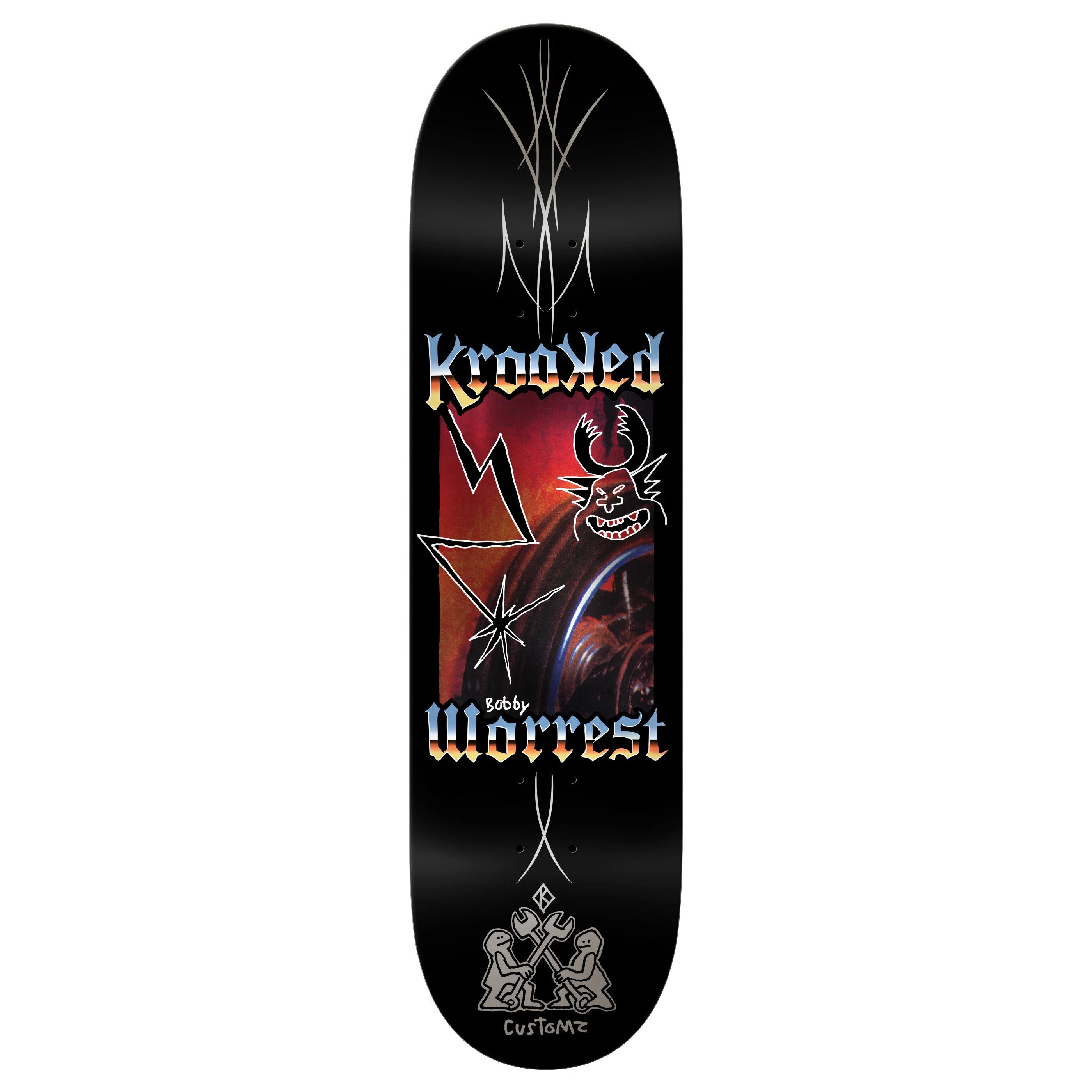 Worrest Chrome Zone Slick Twin Tail Krooked Deck