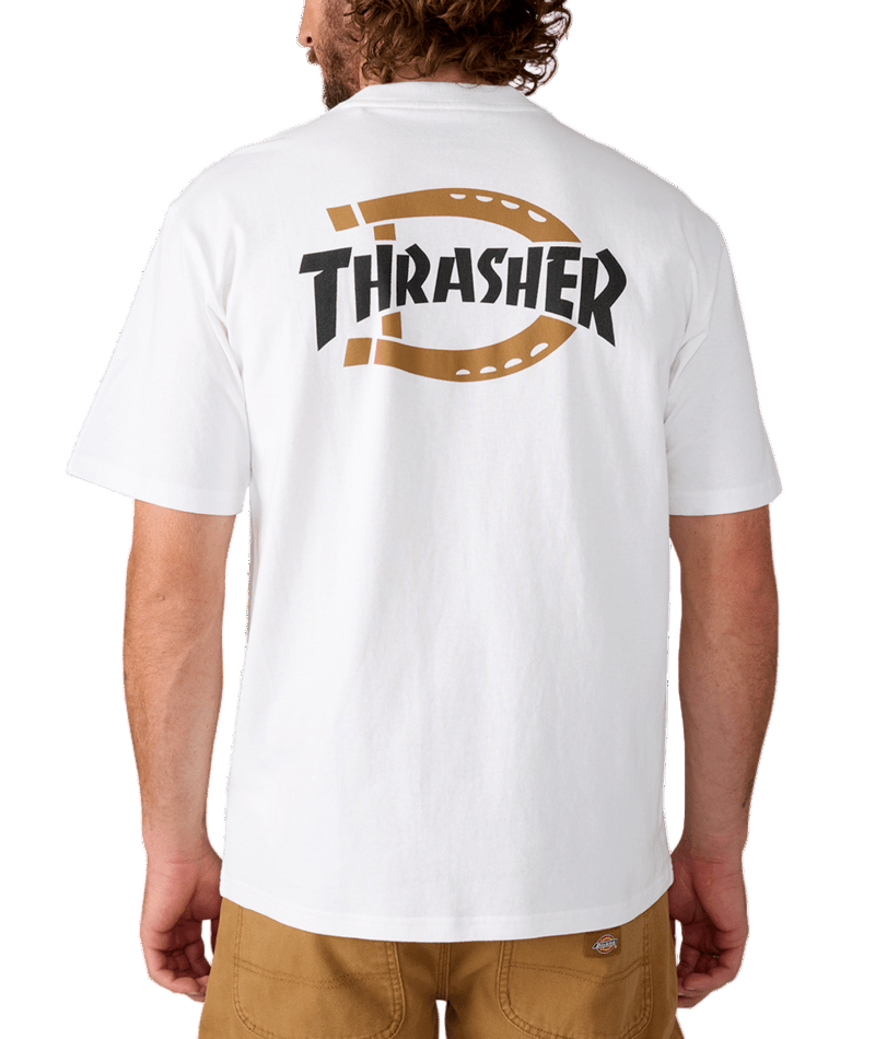 Dickies x Thrasher Graphic Tee - White Dickies x Thrasher Graphic Tee - White
