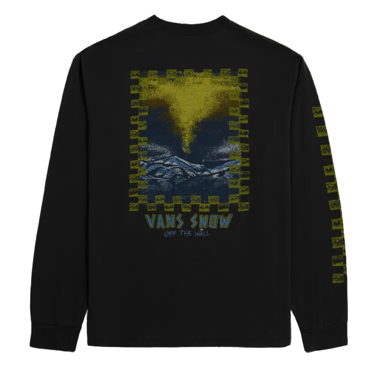 Vans Checker Peak Long Sleeve Shirt - Black