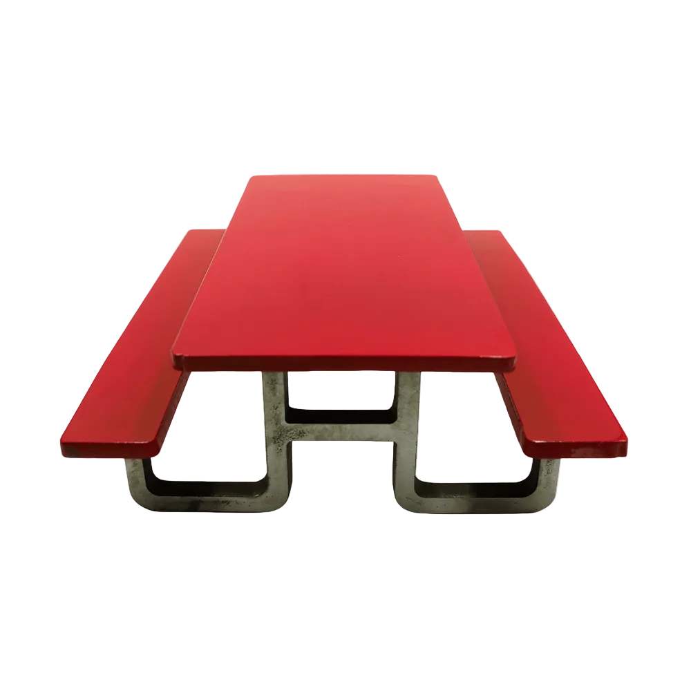 Red Slushcult Picnic Table