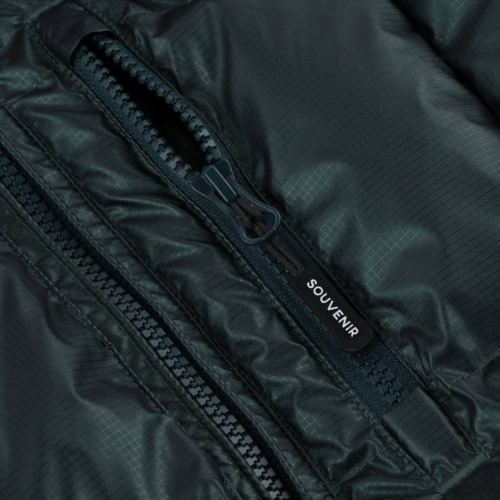 Dark Forest Mountain Puffy Souvenir Jacket Detail