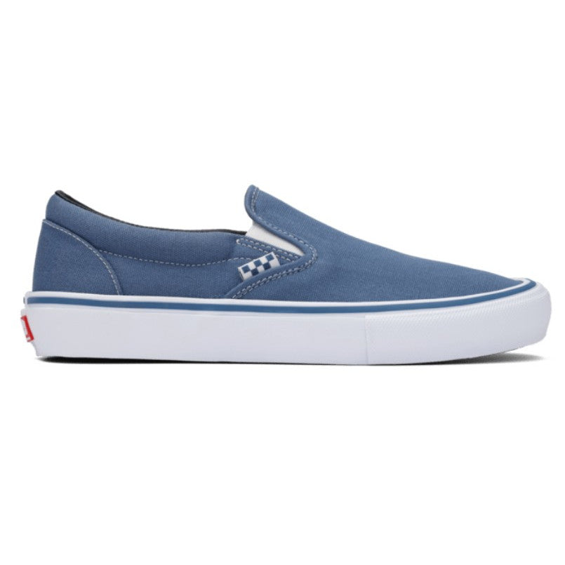 Vans Skate Slip-On Skateboard Shoe - Navy Canvas