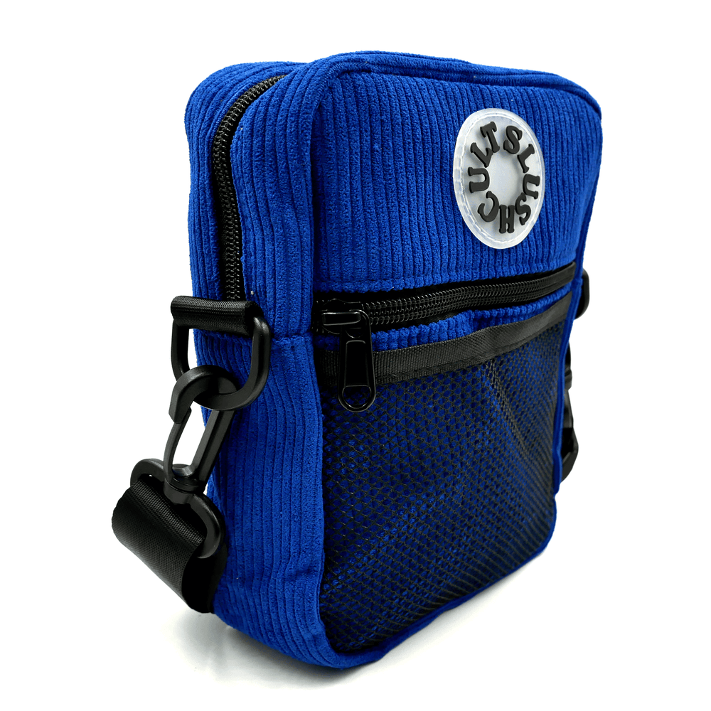 Slushcult Anywhere Side Bag - Blue Corduroy