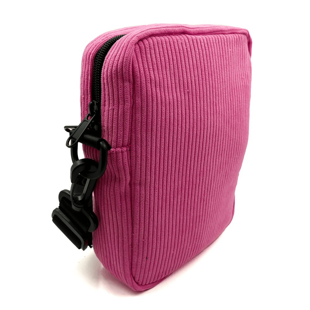 Slushcult Anywhere Side Bag - Bubblegum Corduroy