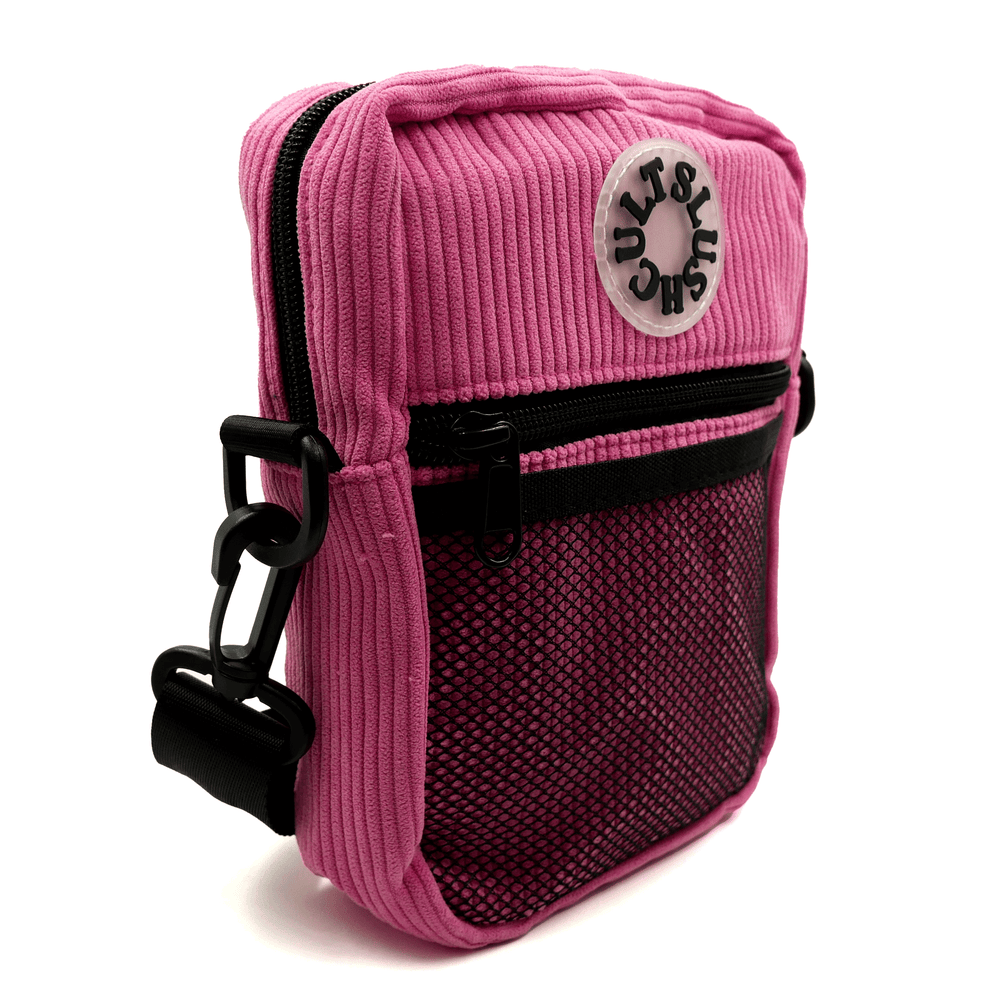 Slushcult Anywhere Side Bag - Bubblegum Corduroy