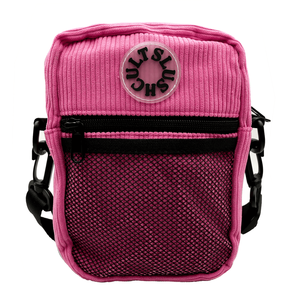 Slushcult Anywhere Side Bag - Bubblegum Corduroy
