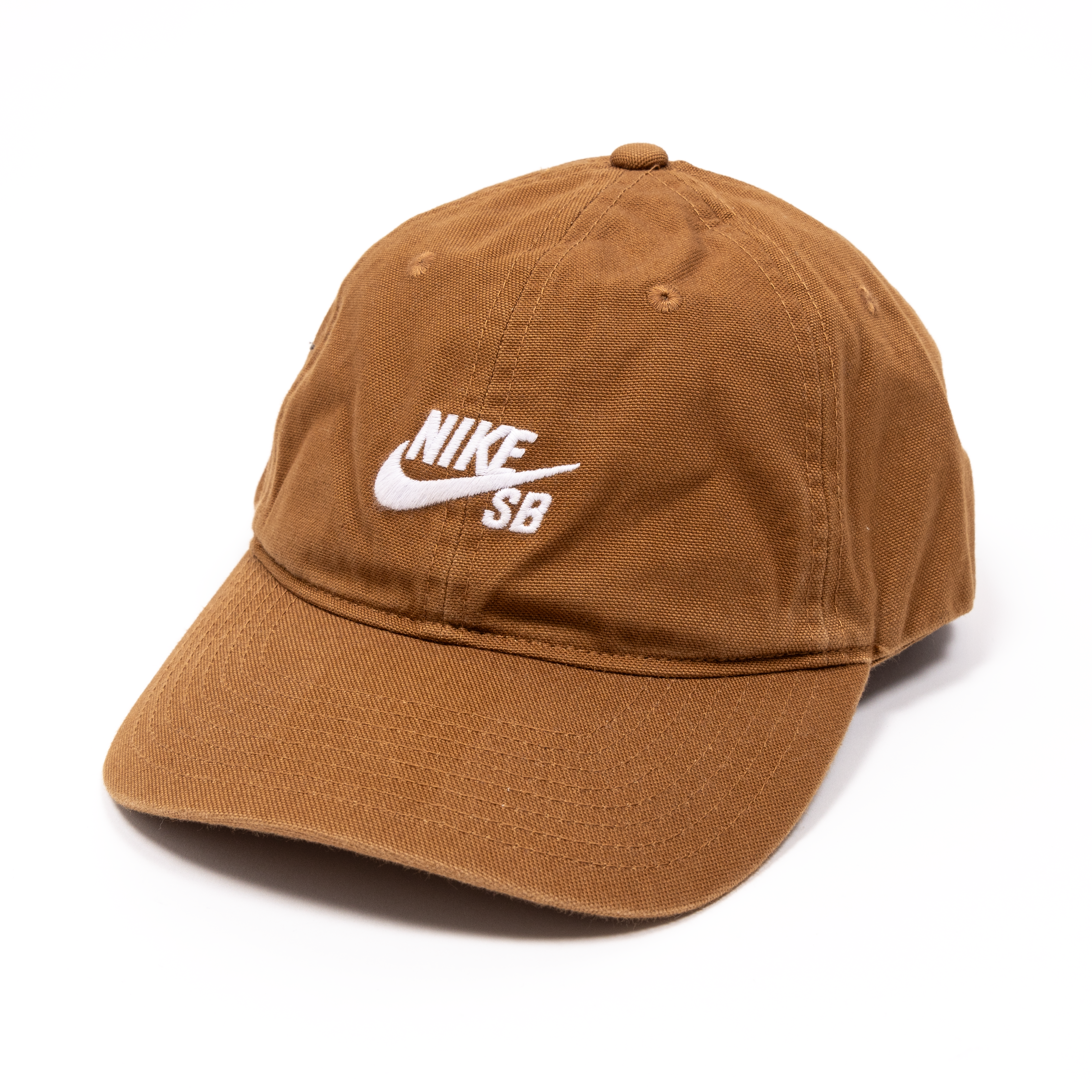 Nike SB Club Unstructured Strapback Hat - Light British Tan/White