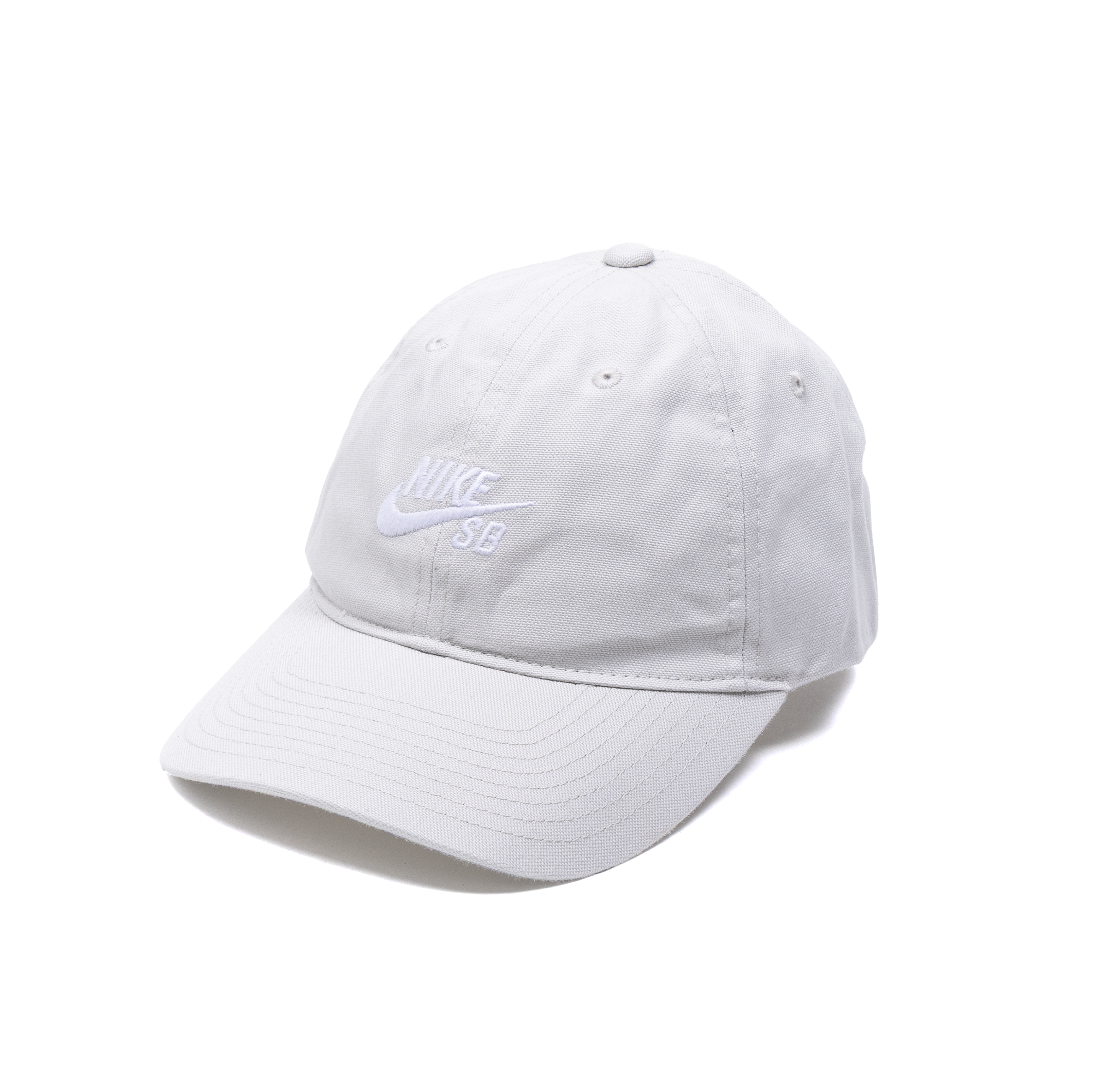 Nike SB Club Unstructured Strapback Hat - Light Bone/White