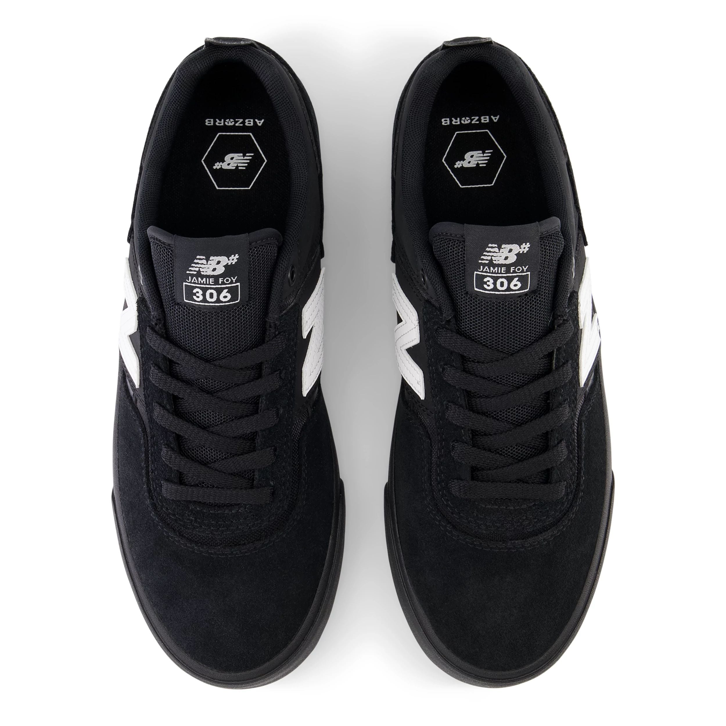 Black/Black NM306 Jamie Foy NB Numeric Skate Shoe Top