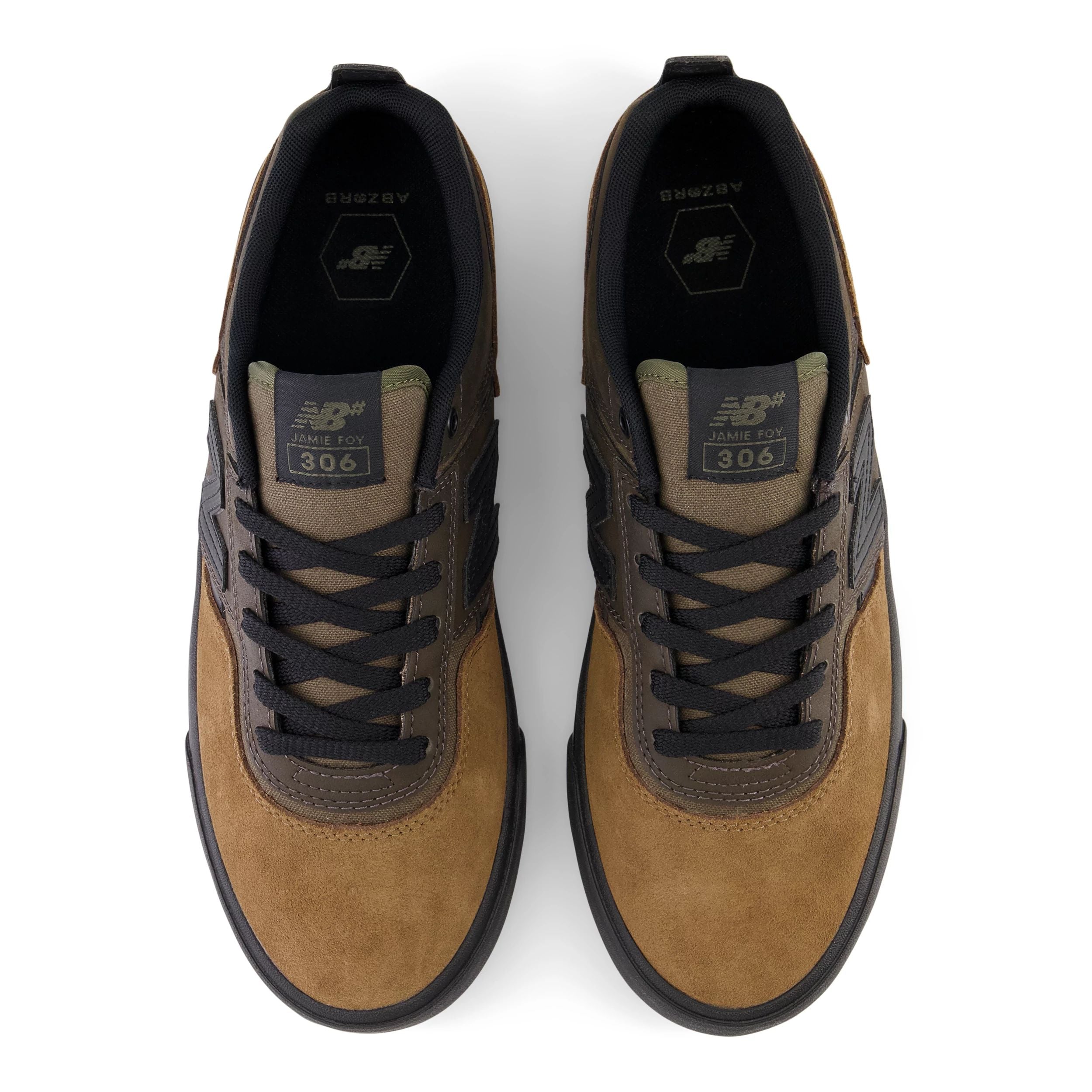 Brown NM306 Jamie Foy NB Numeric Skate Shoe Top