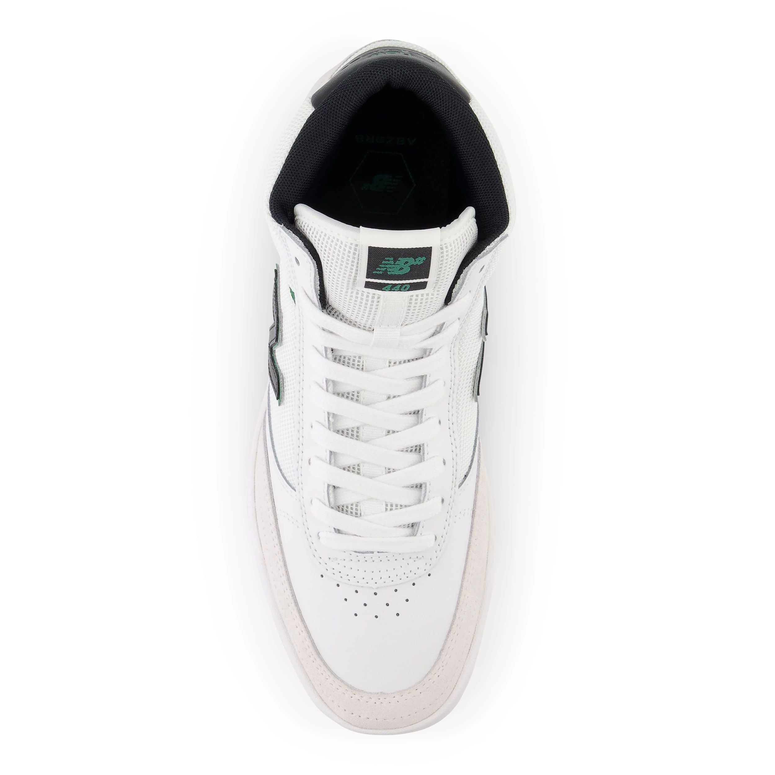 White/Black NM440 High NB Numeric Skate Shoe Top