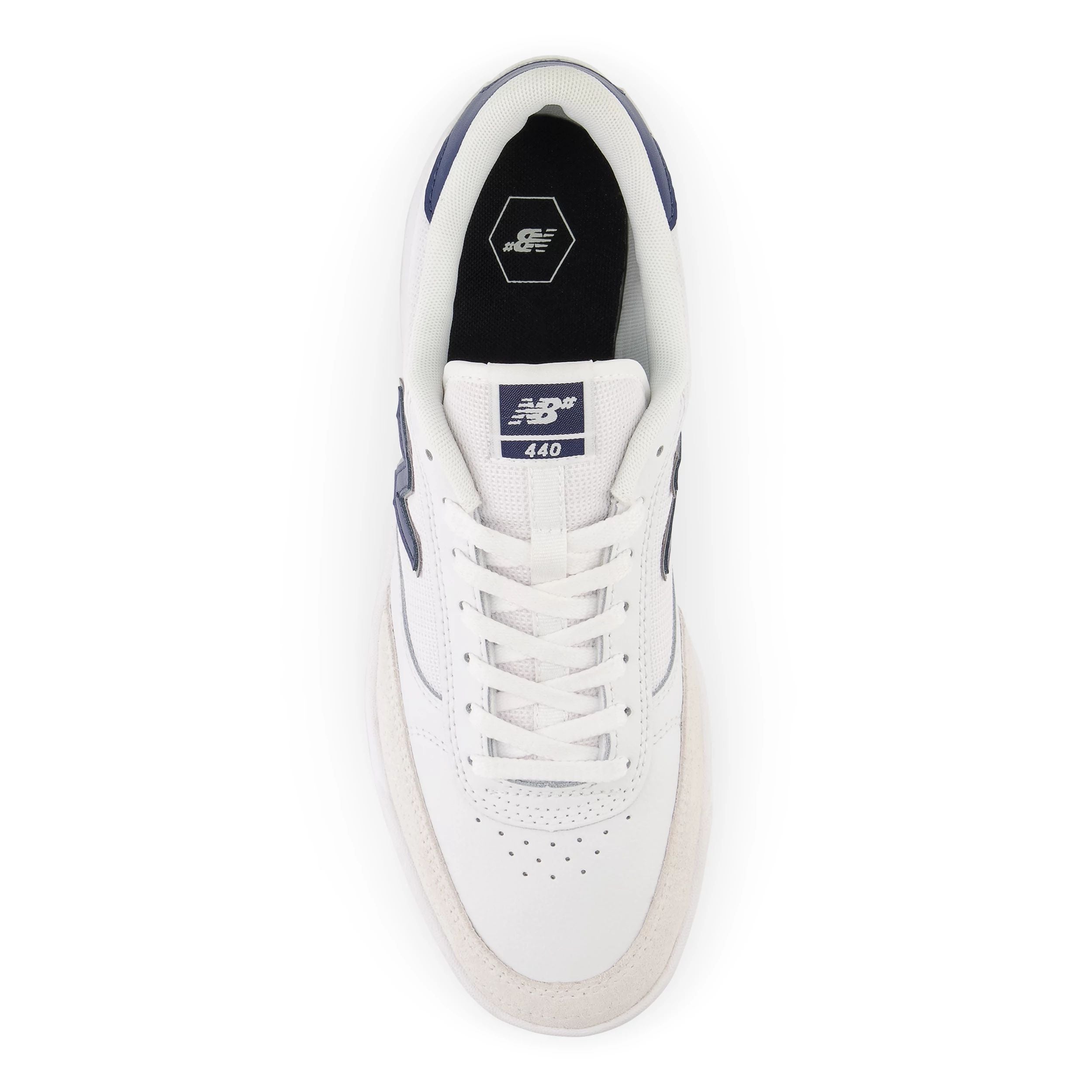 White/Navy NM440 NB Numeric Skate Shoe Top