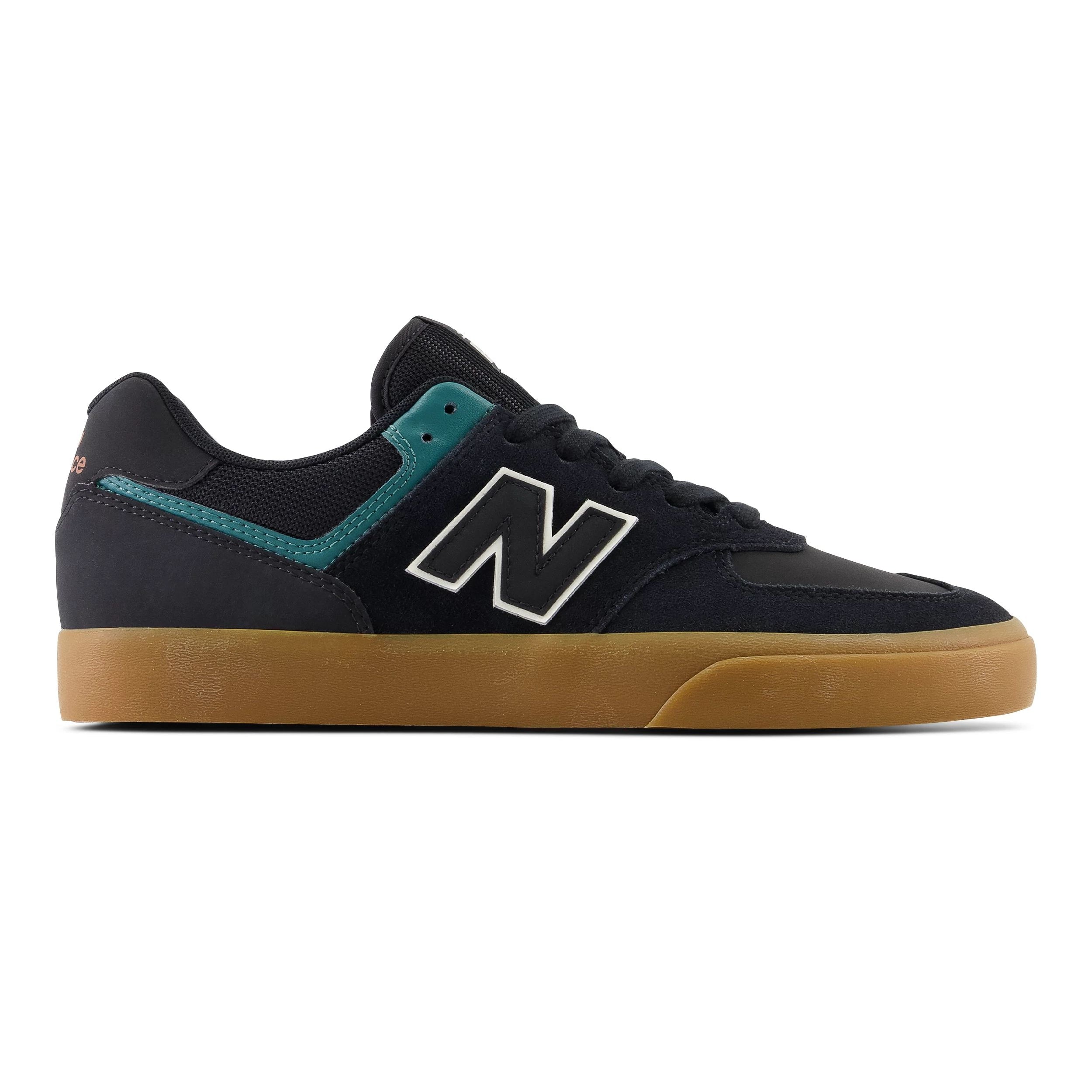 New Balance Numeric 574 Vulc Skateboard Shoe - Black/Vintage Teal