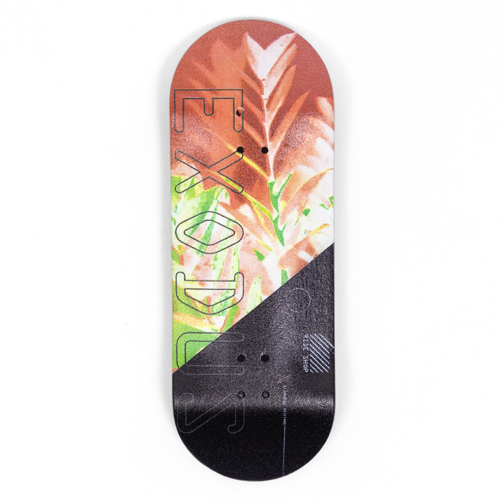 Exodus Deep Concave Optical Plants V2 Fingerboard Deck