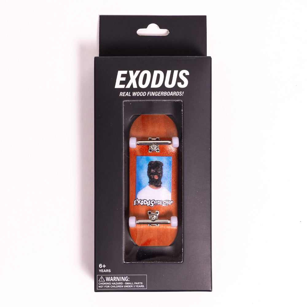 Orange Exodus Ski Mask Fingerboard Complete Box