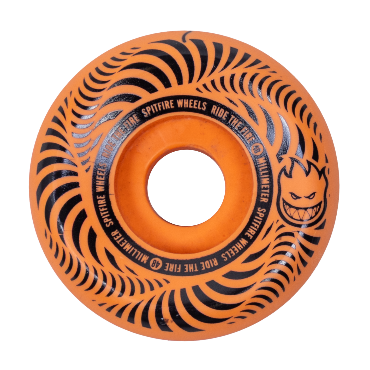 Spitfire Flash Point Conical Skateboard Wheels - Orange