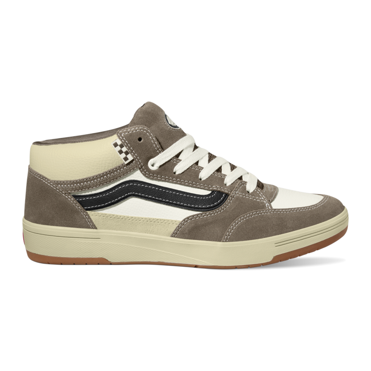 Walnut Zahba Mid Vans Skateboarding Shoe