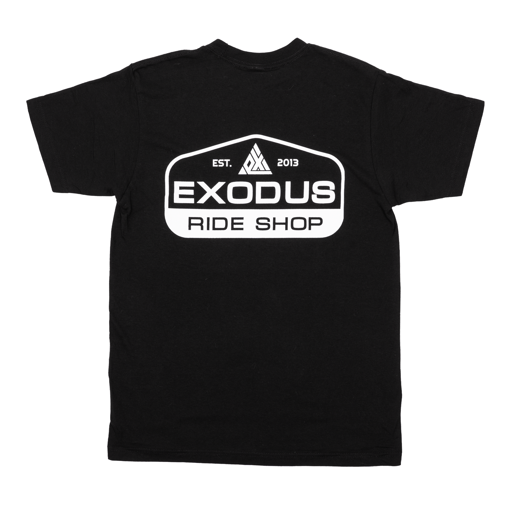 Black Patch Logo Exodus T-Shirt Back