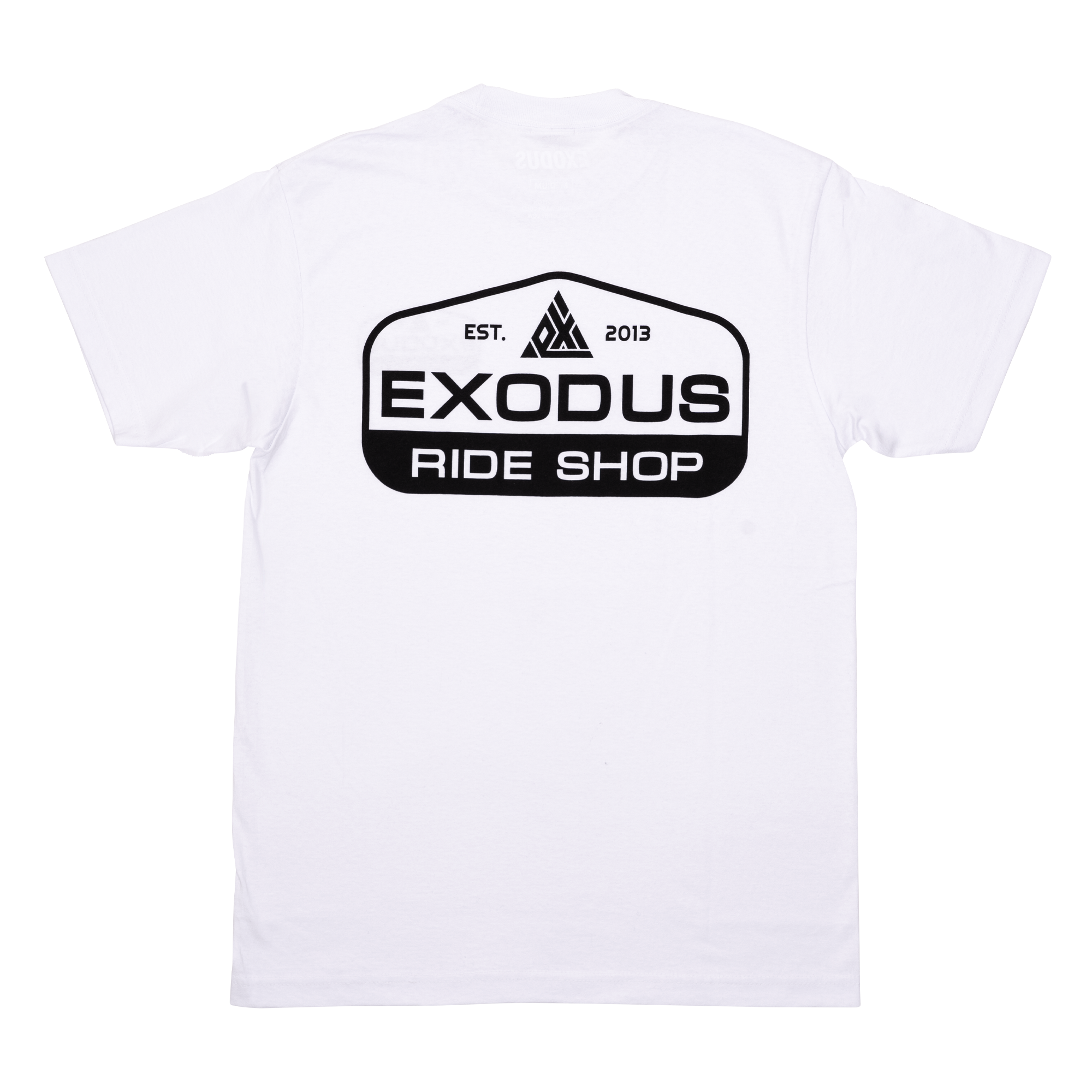 White Patch logo Exodus T-Shirt Back