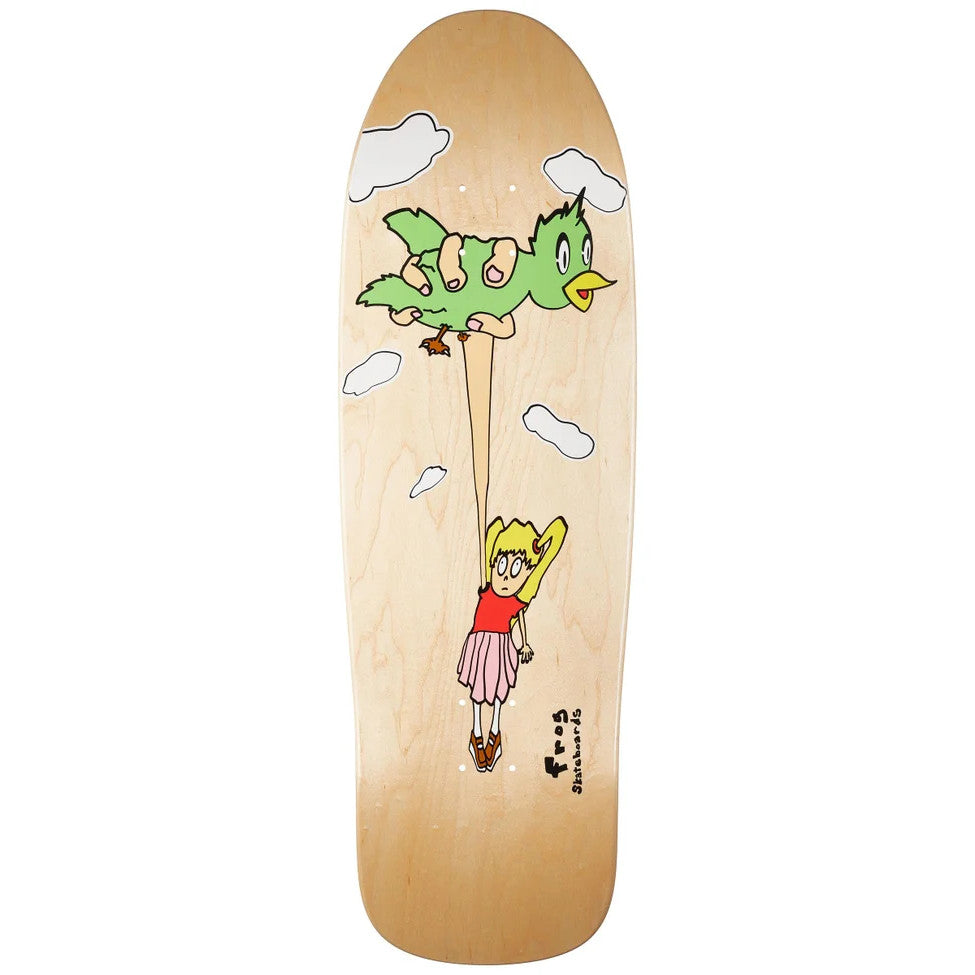 Frog Pat G Bird Girl Skateboard Deck
