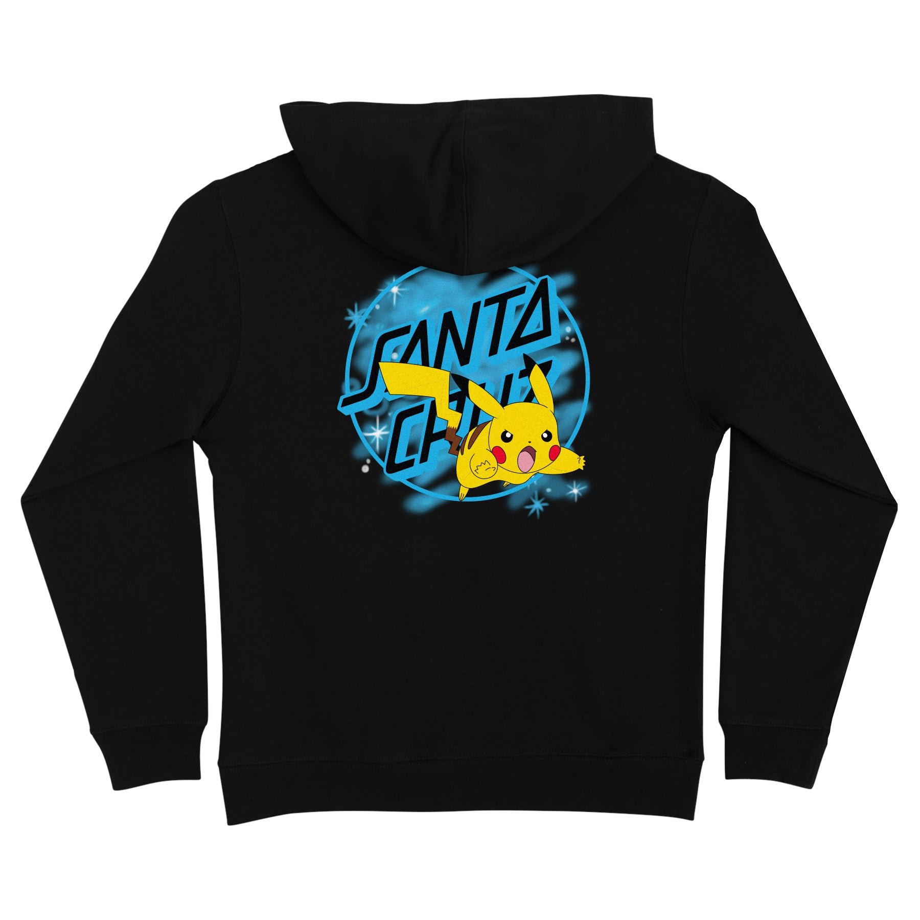 Pikachu Spray Dot Youth Pokémon x Santa Cruz Hoodie Back