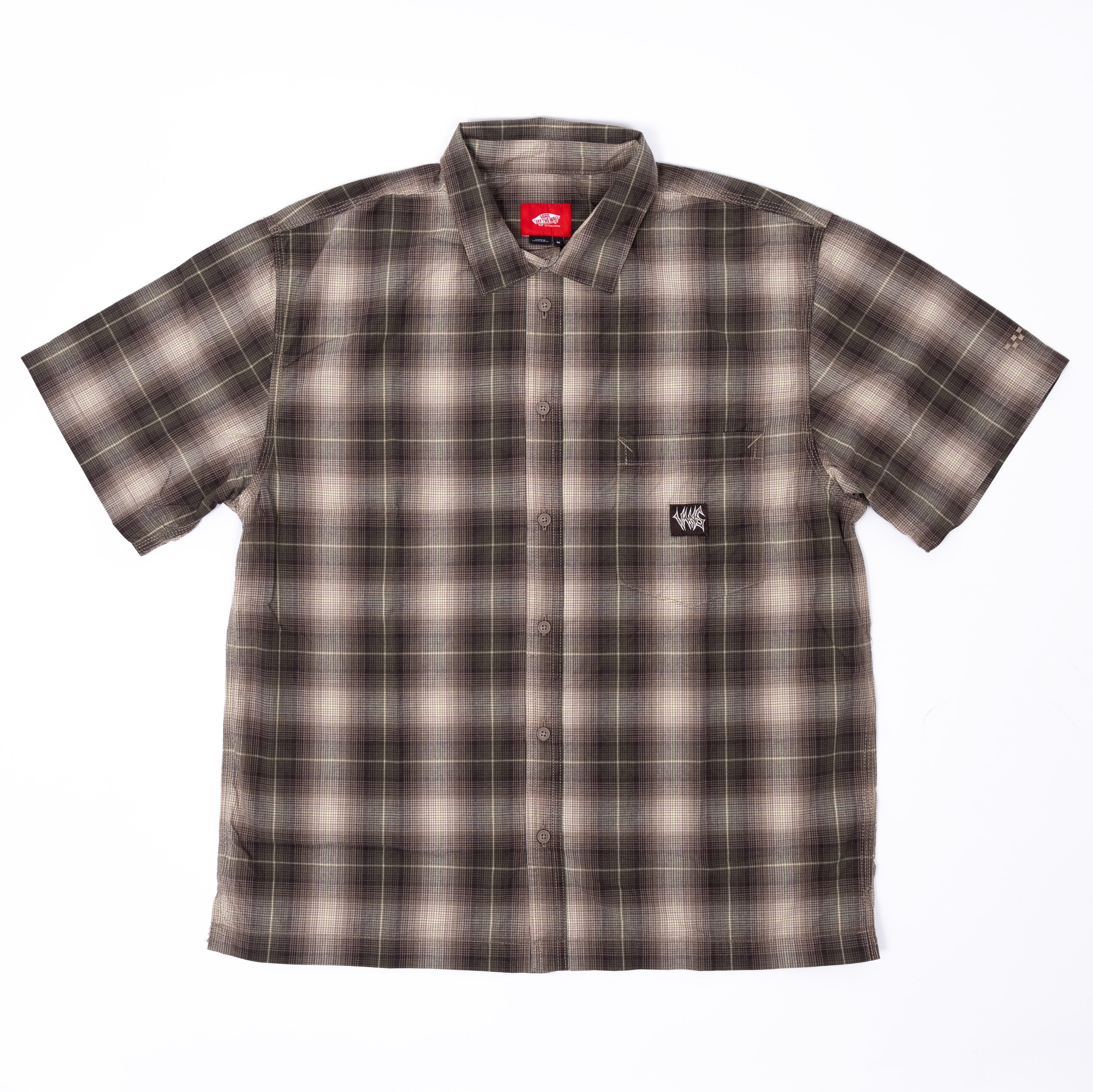 Vans Skate Plaid Tee - Woven Walnut