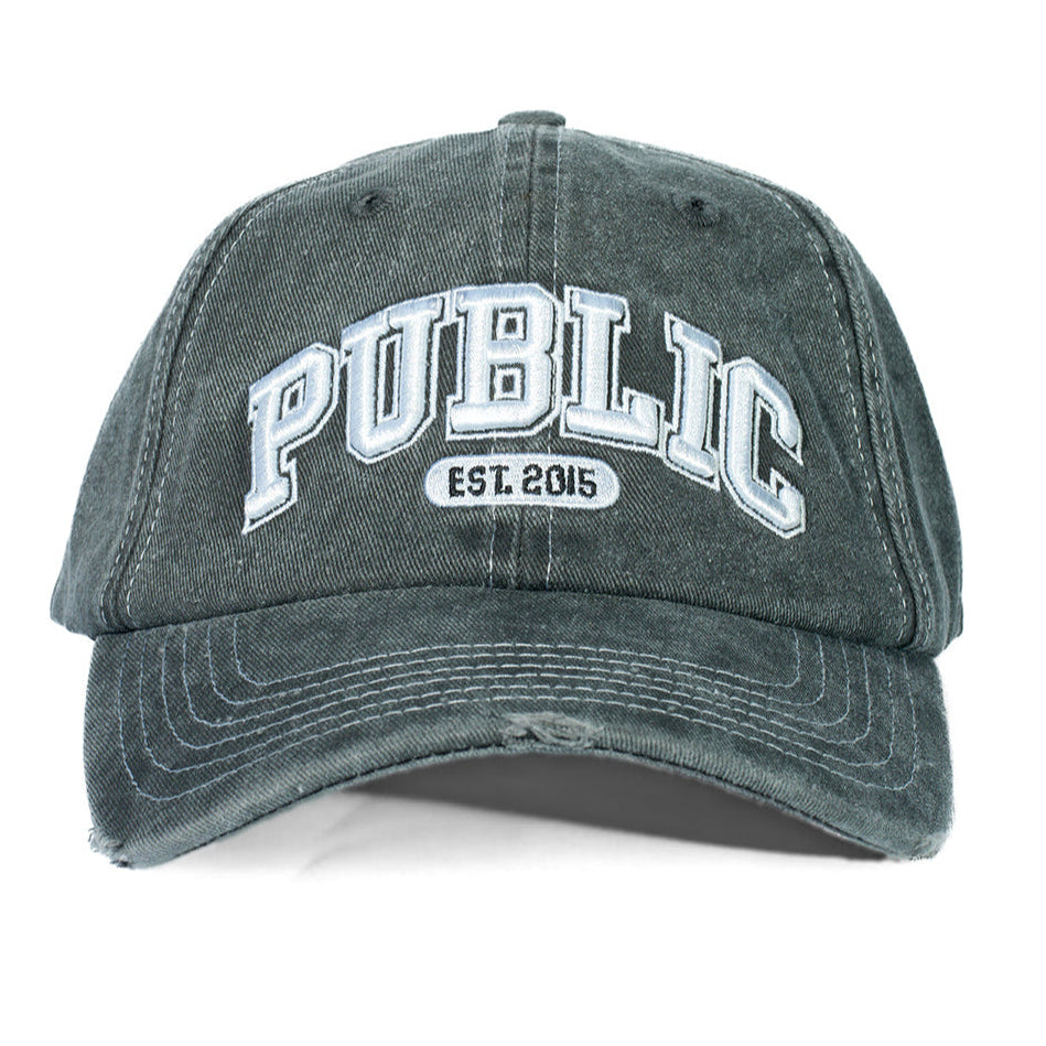 Grey Collegiate Public Hat