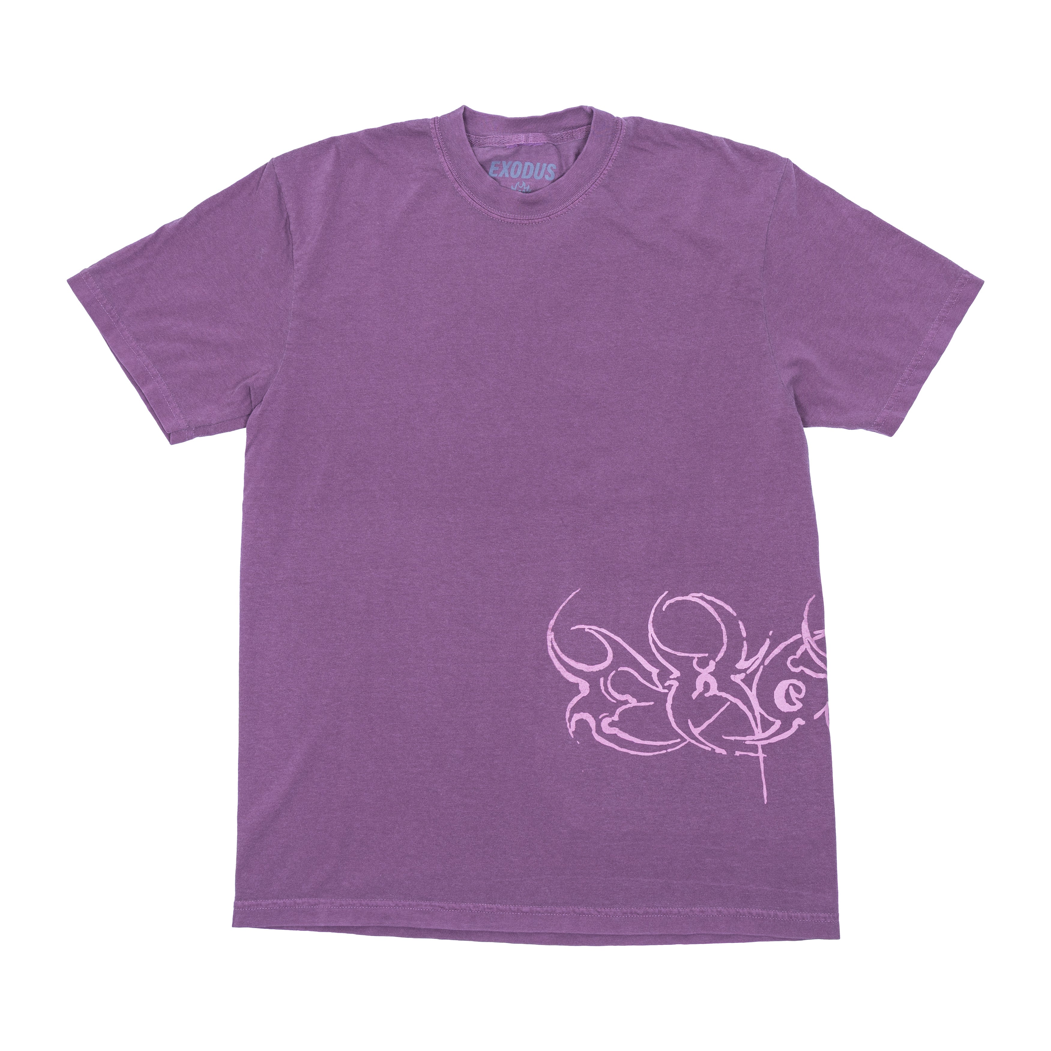 Exodus Side Script Tee - Passion