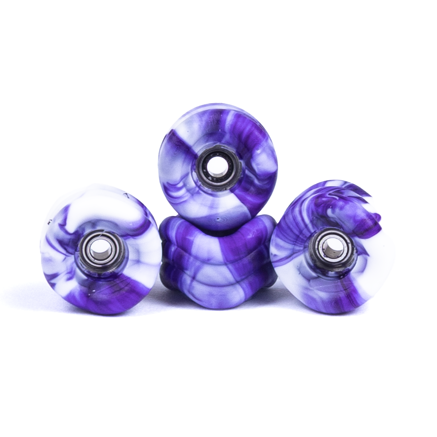 Maple 70D Shark Wheel Fingerboard Wheels - Lavender Swirl