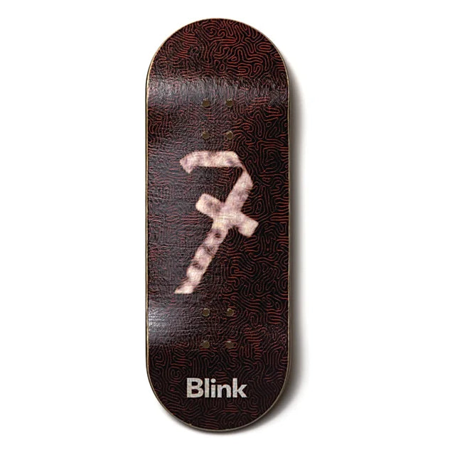 Red 7-ply Blink Fingerboards Deck