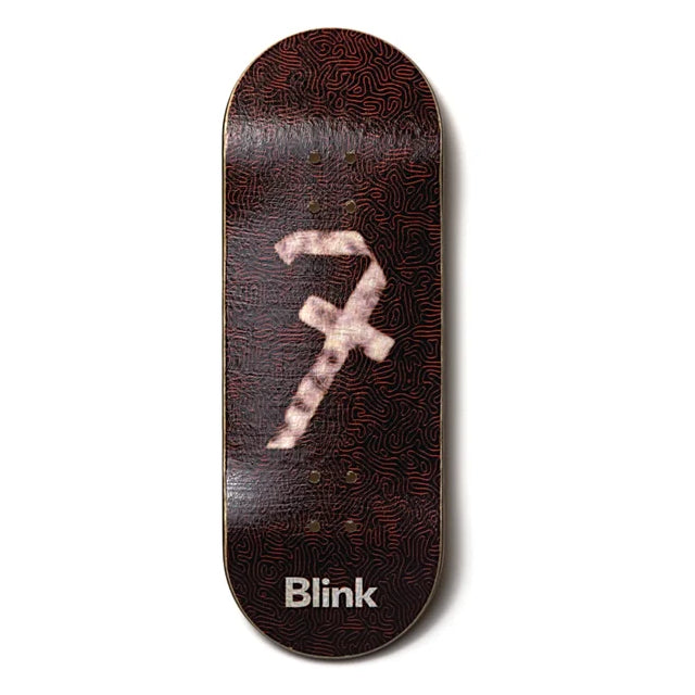 Red 7-ply Blink Fingerboards Deck
