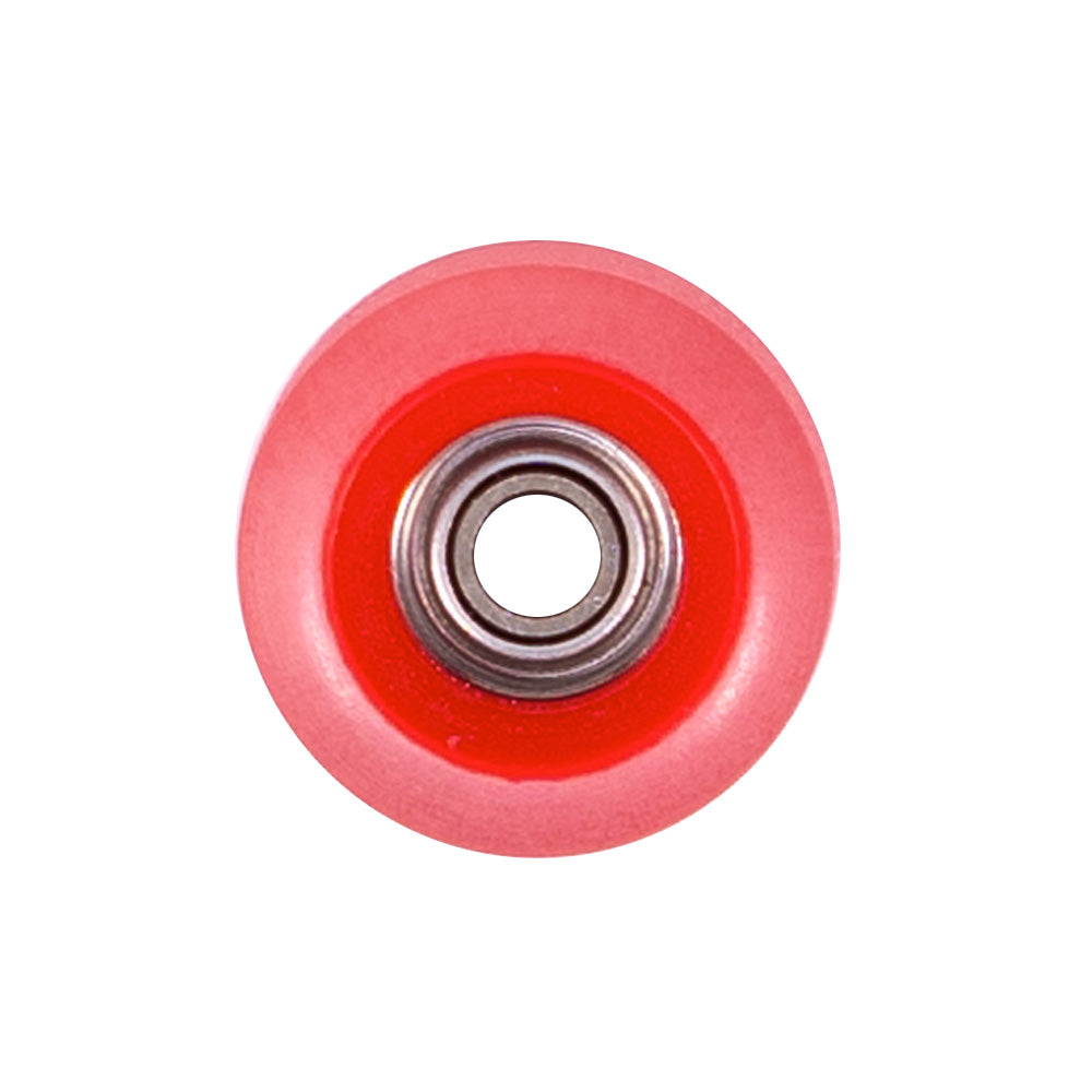 Clear Red Dual Core Peak Fingerboard Wheels