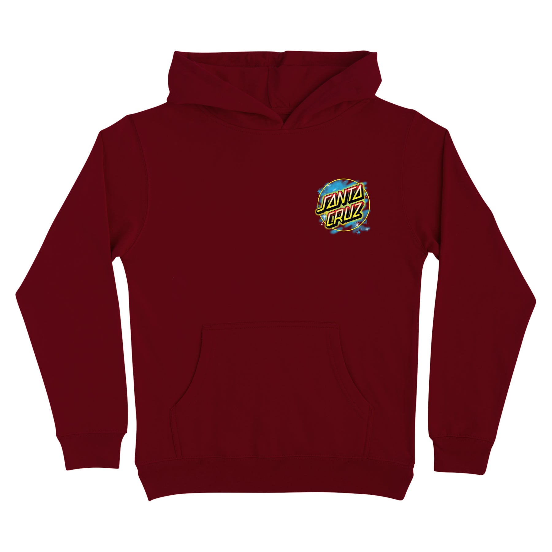 Maroon Pikachu Spray Dot Youth Pokémon x Santa Cruz Hoodie