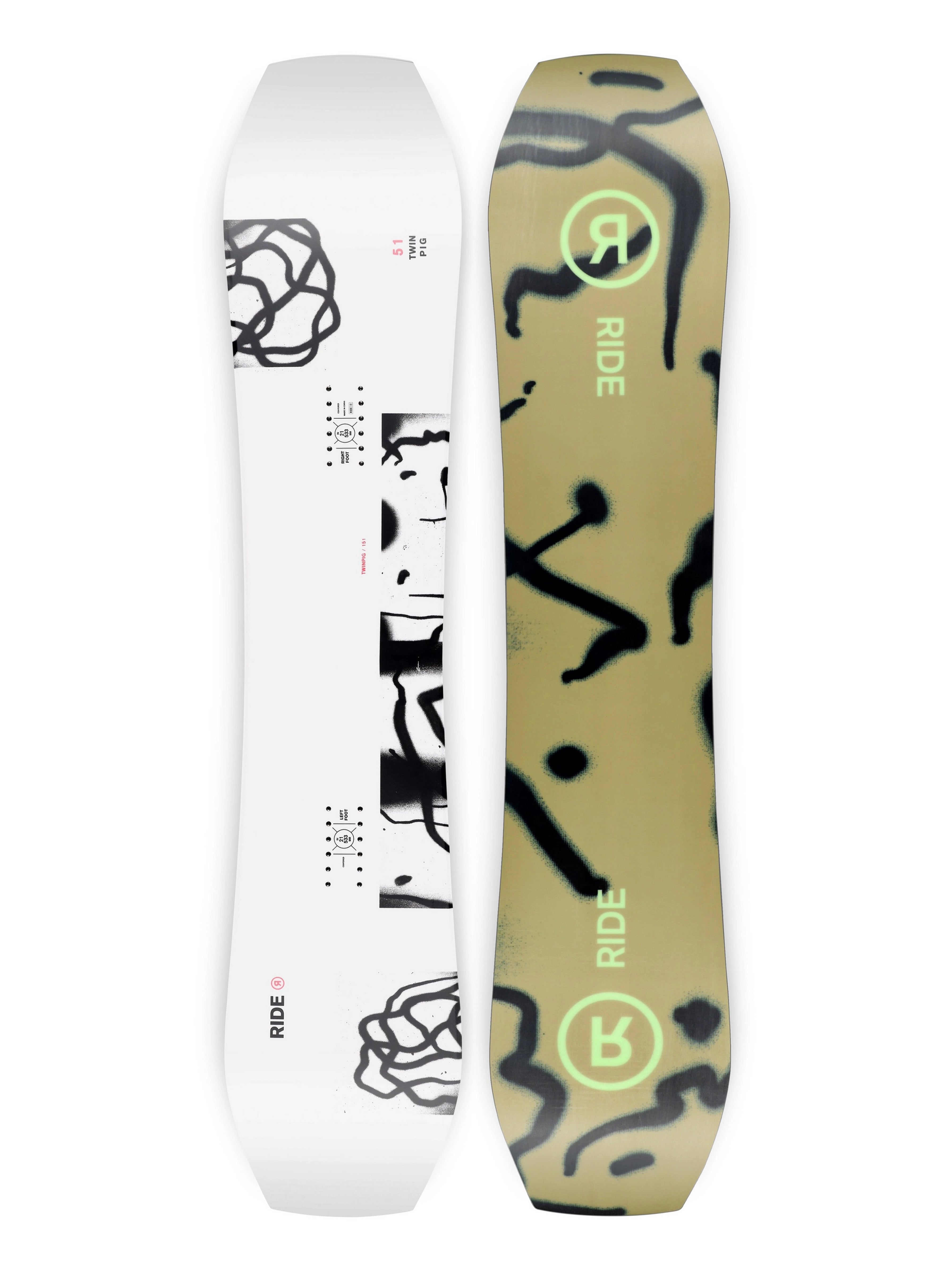 Ride Twinpig Snowboard 2024