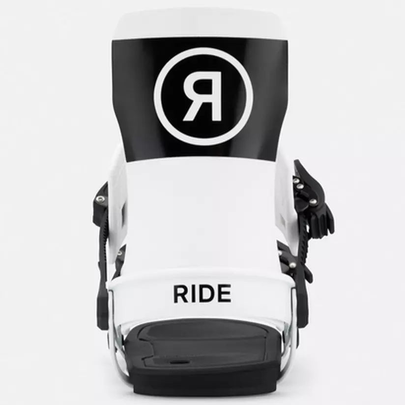 White 2026 Specter Ride Snowboard Bindings Highback