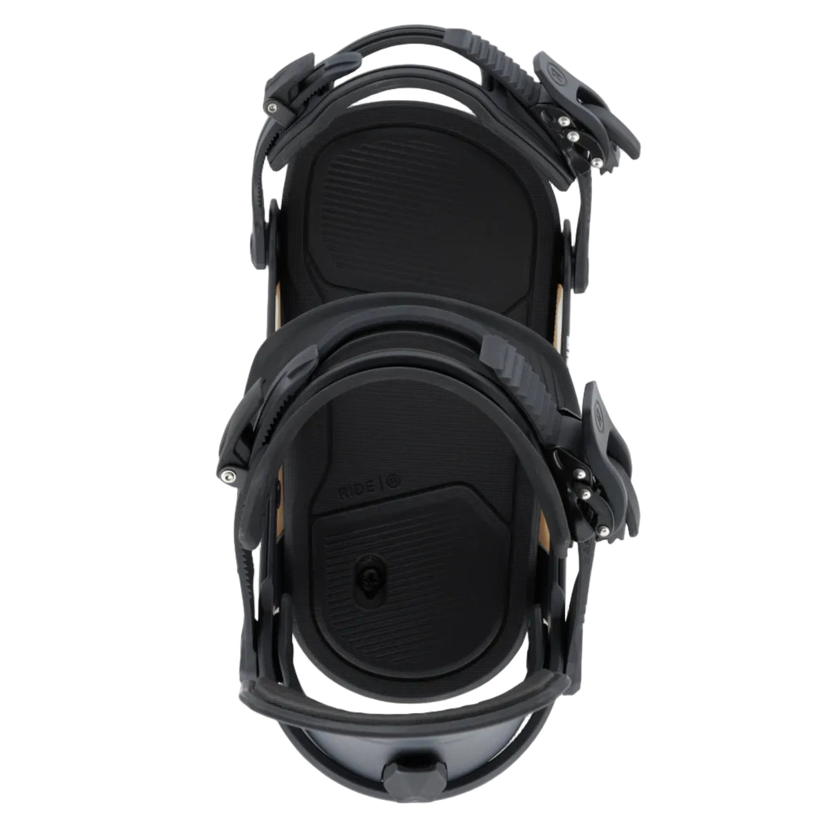 Black 2027 Drone Ride Snowboard Bindings Top