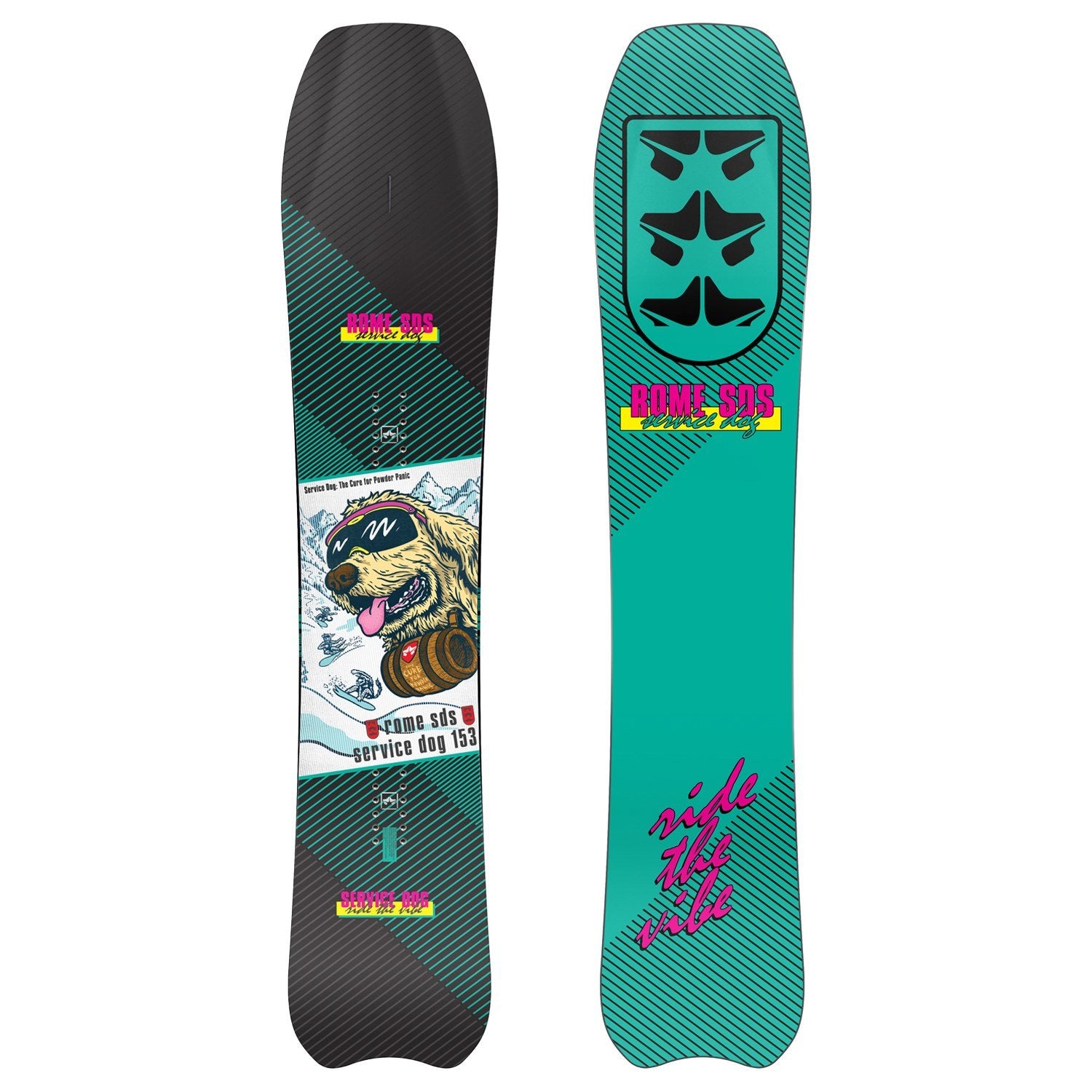 2024 rome snowboards Rome Service Dog Snowboard 2024