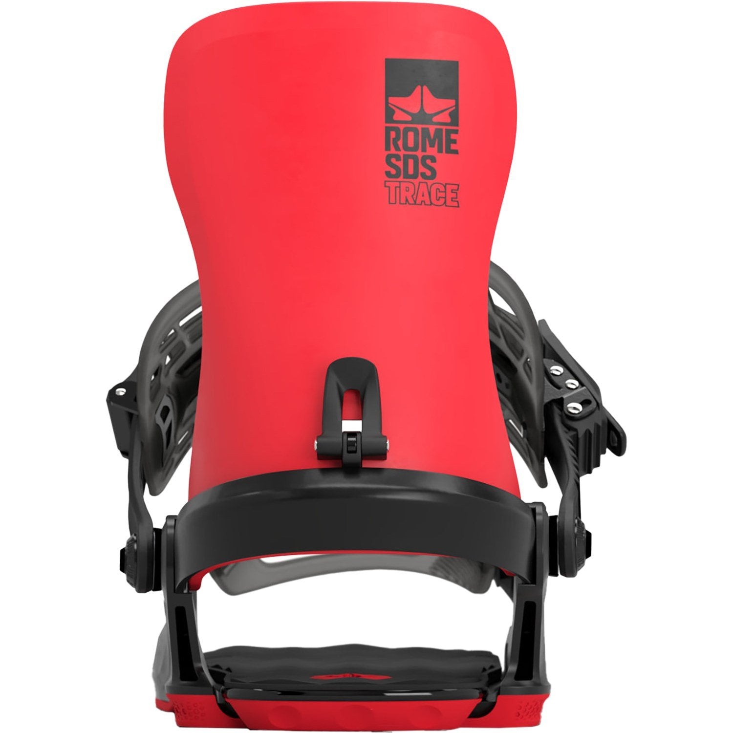 Black/Red 2024 Trace Rome Snowboard Bindings Highback