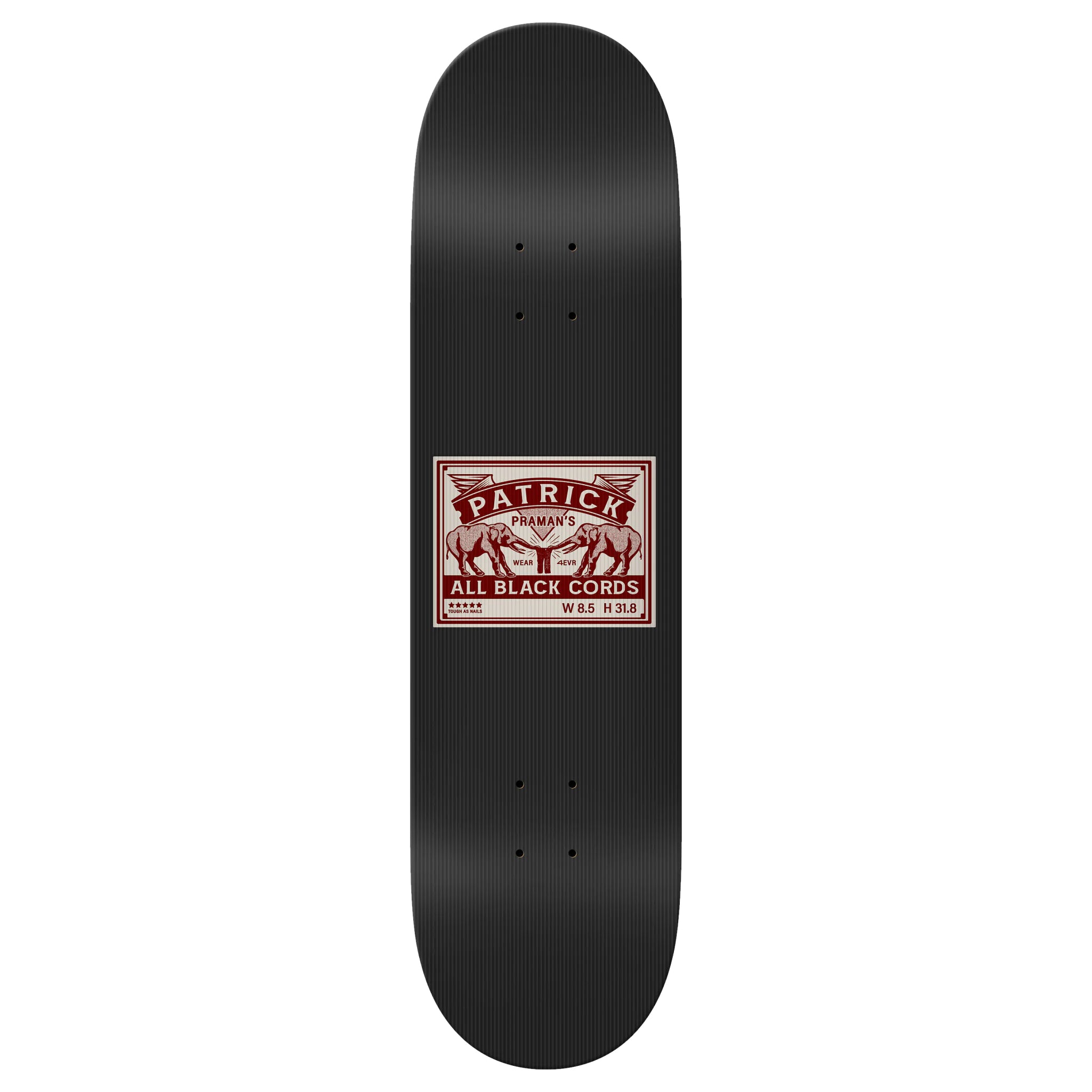 Patrick Praman Cord Real Skateboard Deck