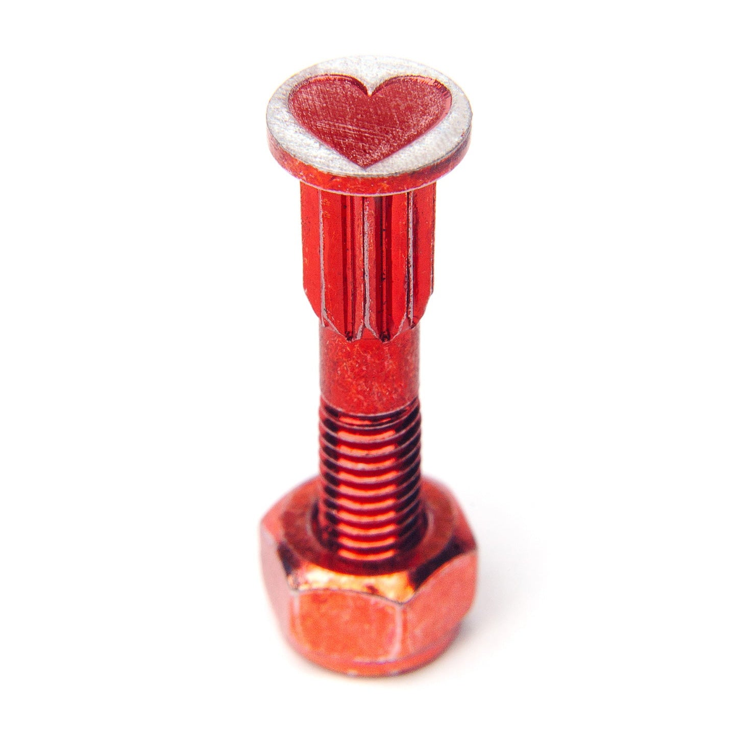 Screw City Red Heart Skateboard Hardware