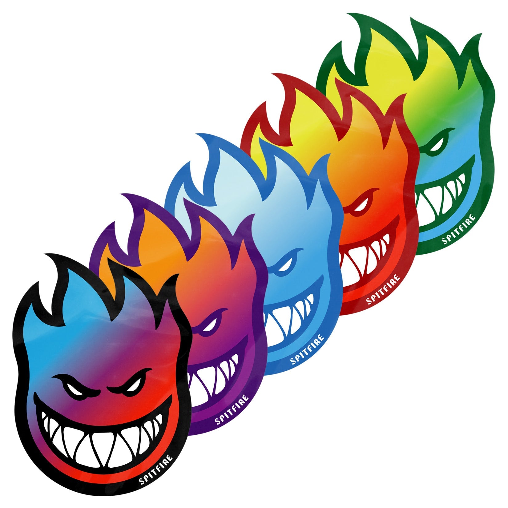 Spitfire Bighead Fade Single Sticker - Assorted Colors