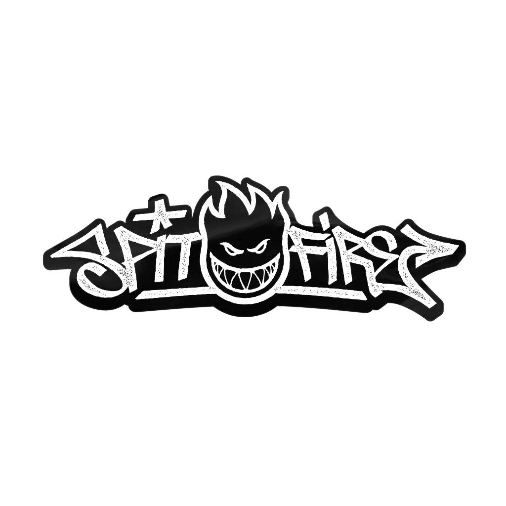 Spitfire Vinz Sticker - Black/White