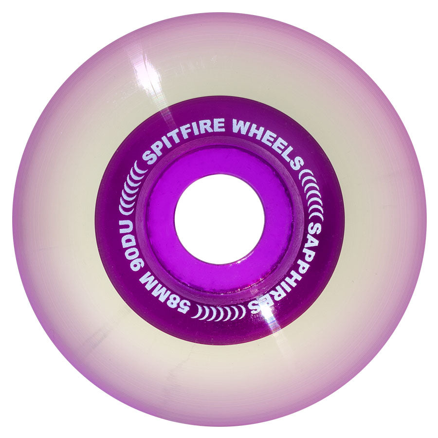 Clear Purple 90D Spitfire Sapphires Cruiser Wheels