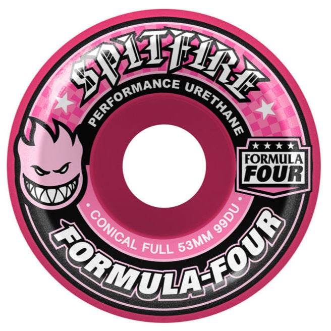 Pink Conical Full Spitfire Wheels