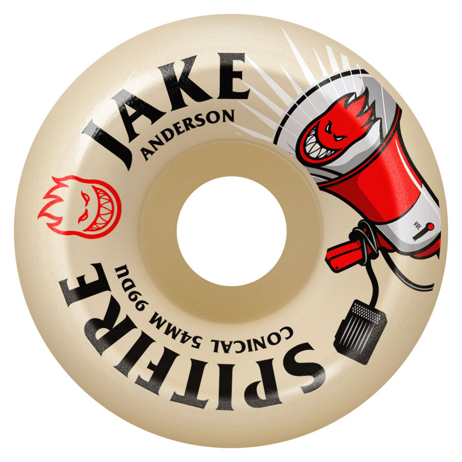 Jake Anderson Conical Burn Squad F4 Spitfire Skateboard Wheels